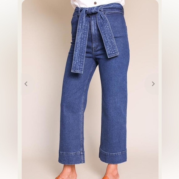 Apiece apart the belt Merida denim pant - Picture 4 of 6